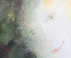  Detail der Augen